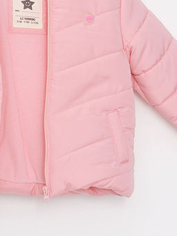 Kap??onlu Uzun Kollu Basic K?z Bebek Mont - Waikiki фото 3