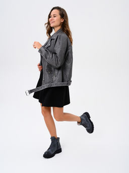 Ботинки 319.taskanabl.Вакса черная/мех