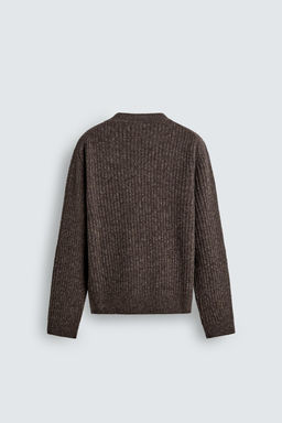 LIMITED EDITION RIBBED V-NECK JUMPER - Zara фото 8