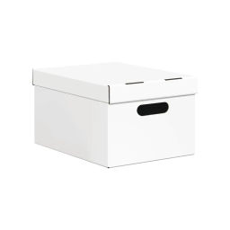 VAL KCTN-CB38 Короба картонные, 25*33*18.5 см, набор 8 шт., цвет черный - 4 шт., цвет белый - 4 шт., шт