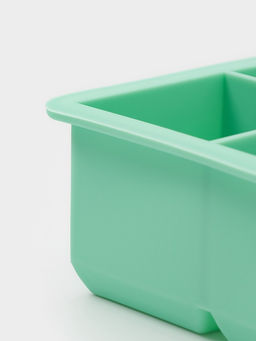 Форма для льда Доляна «Кубик», силикон, 16×11×4.8 см, 6 ячеек (4.6×4.6 см), бирюзовая фото 6