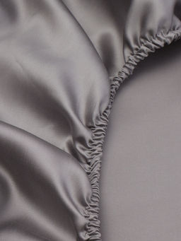 Простыня на резинке евро SL Home Tencel, 200200+30 см, серая, тенсель - Sima-land home фото 10