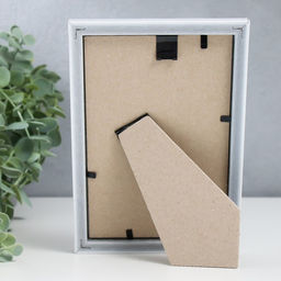 Цена за 2 шт. Фоторамка пластик "Арона" 10x15 см, белый (пластиковый экран)