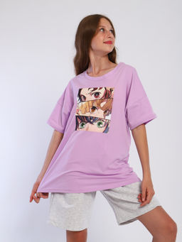 Футболка Глаза сирень - Ладошки фото 5