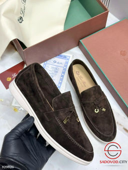 Лоферы женские замшевые