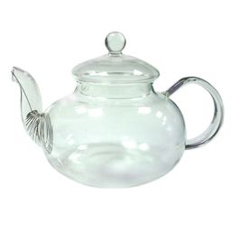 Заварочный чайник из жаропрочного стекла "Юнона" с пружинкой-фильтром в носике, 600 мл, дно d90 мм