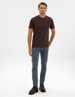 Kahverengi Slim Fit Basic Ti__rt - Pierre cardin фото 4
