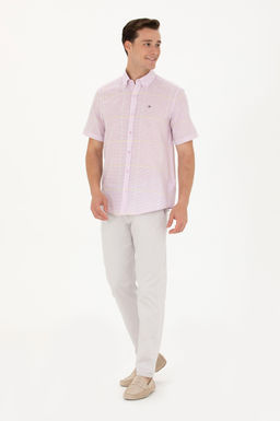 U. S. Polo Assn Мужская рубашка с коротким рукавом Magnolia - U.s. polo assn фото 18