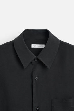 FLOWING SHIRT WITH POCKET - Zara фото 19