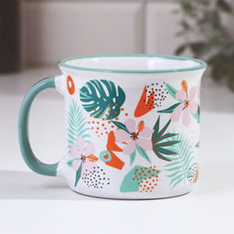 Кружка Цветы, 450 мл