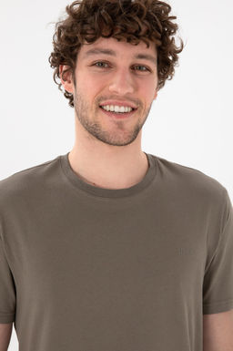 Erkek Regular Fit Bisiklet Yaka Vizon Basic Ti__rt Sepette S_rpriz _ndirim - U.s. polo assn фото 3