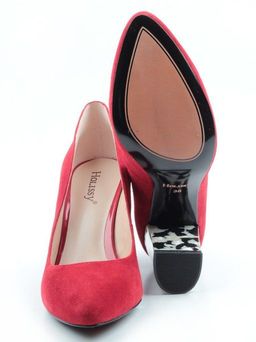 F-028 RED Туфли женские (натуральная замша) - Фабричный китай фото 15