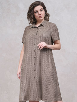 Платье Avanti 1618 серый/черный - Mira fashion фото 212