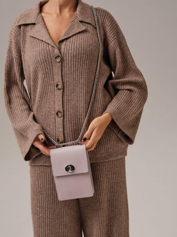 Мини-сумка кросс-боди Azaro 30194 розовый дым