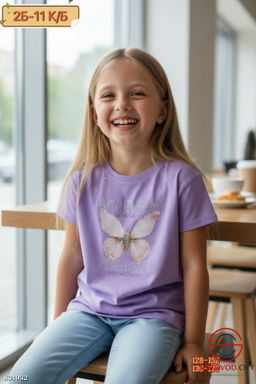 Футболка с рисунком бабочки