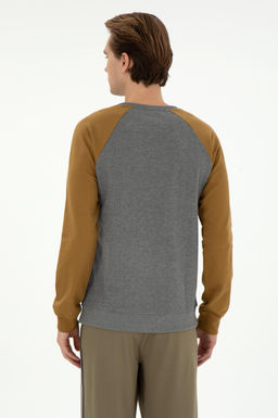 Мужской свитшот антрацитового меланжа Неожиданная скидка в корзине - U.s. polo assn фото 5