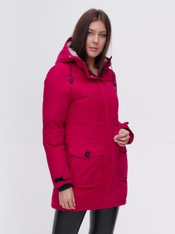 Парка MTFORCE бордового цвета 2074Bo  фото 12