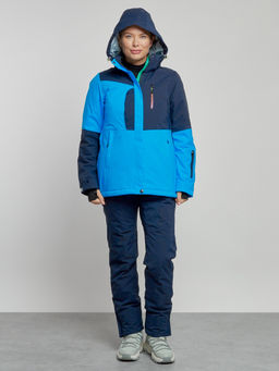 Горнолыжный костюм женский зимний синего цвета 03307S - Chunmai фото 5