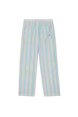 PANTAL?N RELAXED FIT JACQUARD RAYAS / Azul claro - Zara фото 4