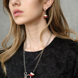 Серьги из муранского стекла IMPULSE LC3439 - Vloes фото 4