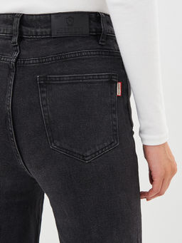 Женские джинсы широкие с высокой посадкой - Mossmore фото 45