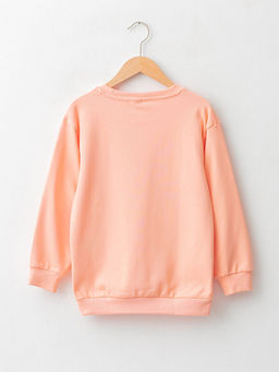 Bisiklet Yaka Bask?l? Uzun Kollu Erkek ?ocuk Sweatshirt - Waikiki фото 2