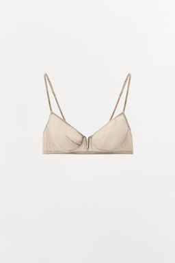 SILK BRALETTE WITH METAL DETAIL