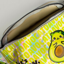 Сумка детская поясная Авокато на молнии, цвет зеленый - NAZAMOK KIDS фото 4