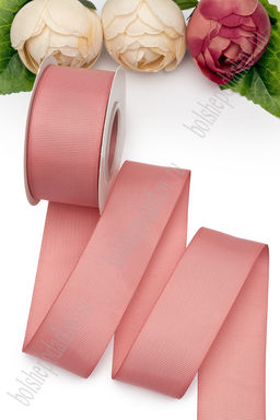 Лента репсовая 4 см*20 ярд "1 сорт" (SF-1349) розовая пенка №191