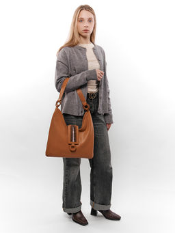 LACCOMA сумка Y2008-рыжый натуральная кожа полиэстер  фото 2