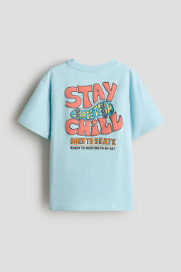 Camiseta estampada de algod?n - H&m фото 5