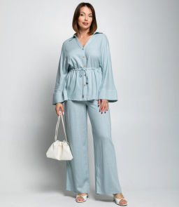 Костюм #ОКТ215002, голубой