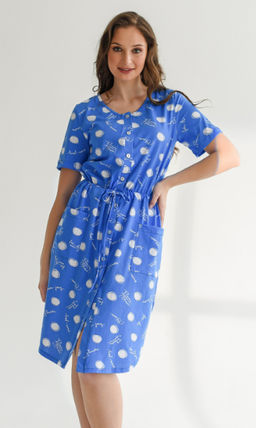 Ликвидация остатков склада! 100% хлопок. Халат  Горох