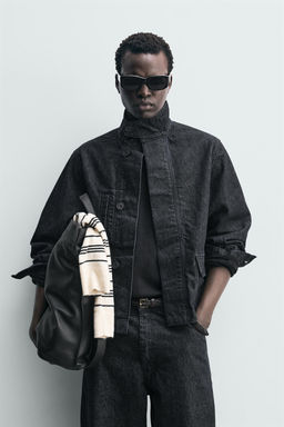 DENIM JACKET WITH POCKETS - Zara фото 2