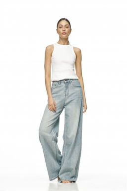 Джинсы-трубы Light Blue