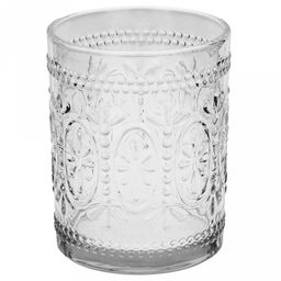 Винтаж Стакан стеклянный 320мл, д7,5см, h10см, рельефное, прозрачное стекло (Китай) Цена указана за штуку. В коробке 6 штук.