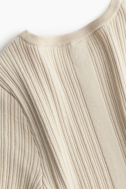 Vestido ajustado en punto de canale - H&m фото 6