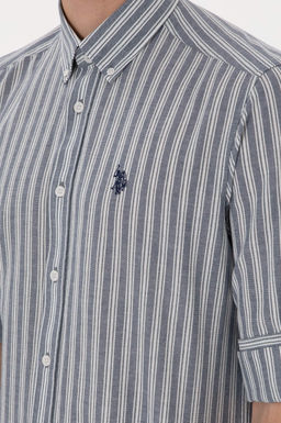 Erkek Mavi Uzun Kollu G_mlek Sepette S_rpriz _ndirim - U.s. polo assn фото 7