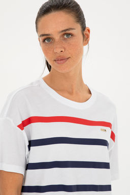 Футболка U. S. Polo Assn женская белая - U.s. polo assn фото 9