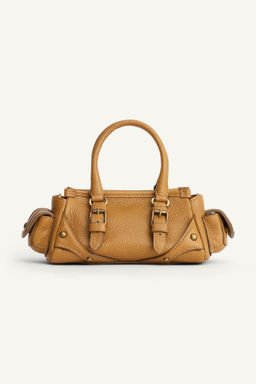 MINI LEATHER BOWLING LIMITED EDITION BAG - Zara фото 2