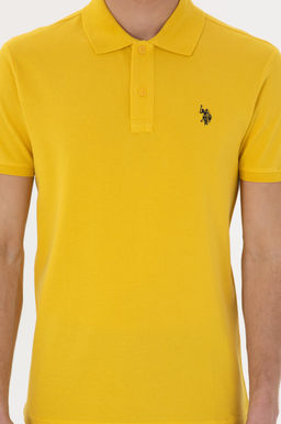 Erkek Slim Fit Polo Yaka Sar_ Basic Ti__rt Sepette S_rpriz _ndirim - U.s. polo assn фото 6