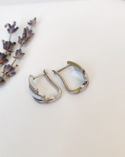 Серьги с керамикой