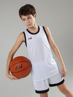 Детская баскетбольная форма FN Slam Kid White