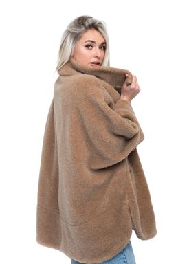 ПОНЧО WOOL CAMEL цвет Кемел (р. 40-58)
