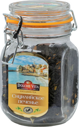 Dolche Vita. В стекле. Сицилийское печенье 125 гр. стекл.банка