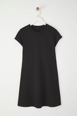 TRENDYOLMILLA Siyah A Line/Can Kesim Midi Orme Elbise TWOSS25EL00781  фото 6