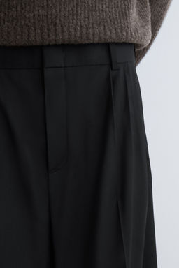 PANTAL?N DE PINZAS WIDE LEG RELAXED FIT - H&m фото 5
