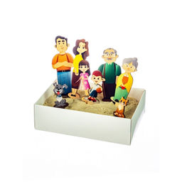 Набор для песка WoodLand Toys «Семья»