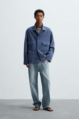 WASHED POCKET JACKET