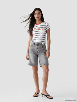 Шорты джинсовые женские Bermuda Fit